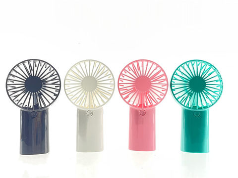 Handheld ABS four-color hybrid electric fan