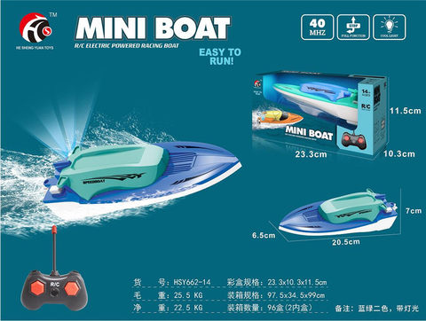 Two-way flat-head boat remote control toy