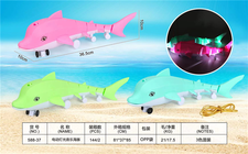 电动灯光音乐海豚电动玩具