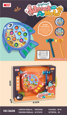 Fish-whacking-a-mole electric toy (music)