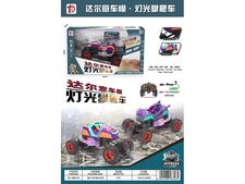 四通攀爬 带爆闪灯光遥控越野车