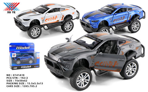 1:32 alloy car return door return toy (1 pack)
