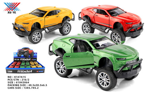 1:32 Alloy Bigfoot Bumblebee pulls back to open the door (12 packs)