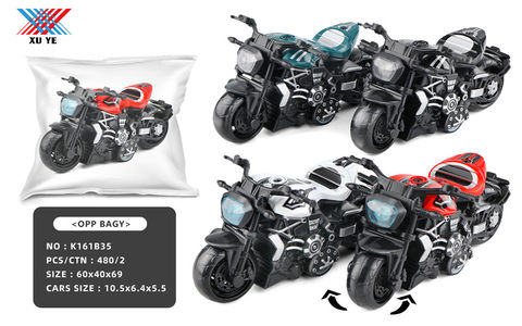 1:32 Alloy Devil Motorcycle Return Power