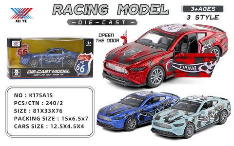 1:32 Alloy Mustang Model Opening Power (1 Pack)
