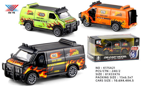 1:32 alloy GMC free light rebound car model three-door (1 pack)