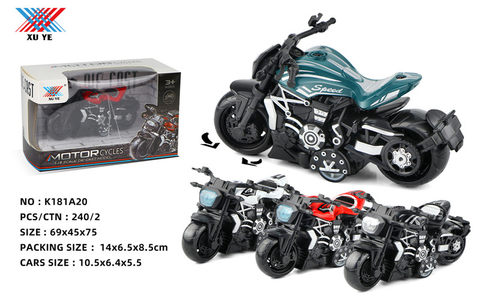 1:32 Alloy Devil Motorcycle Return Power (1 pack)