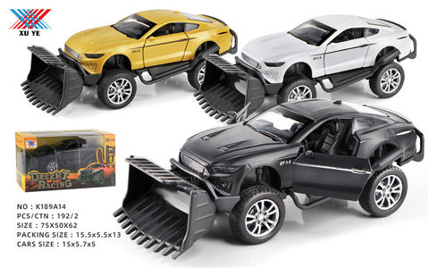 1:32 Alloy car Mustang modified back to open the door (1 pack)