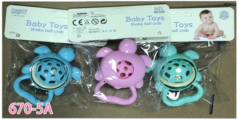 Baby gutta-percha ringing bell little turtle baby toy