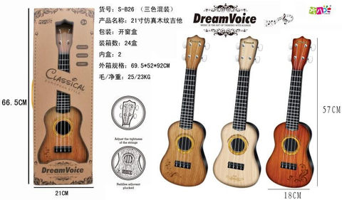 Large simulated guitar toy ukulele musical instrument toy music toy