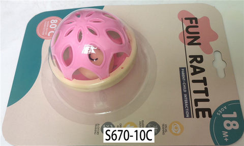 Baby teether rattle sensing ball baby toy