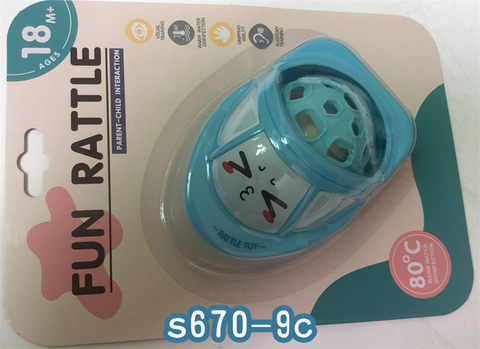 Baby teether rattle small yacht baby toy
