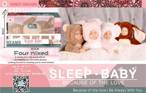 Ouyang Doudou Big Sleeping Baby Doll Doll Toy