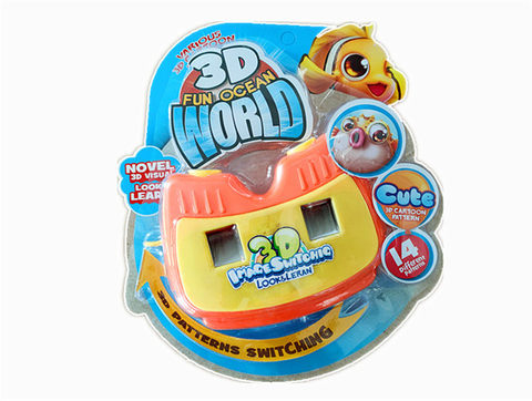 3D pull-up ocean cinema educational toys