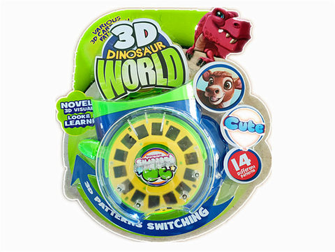 3D round dinosaur cinema machine educational toy