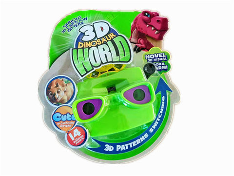 3D square dinosaur cinema machine educational toy
