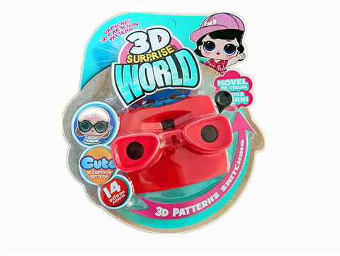 3D square doll cinema machine educational toy