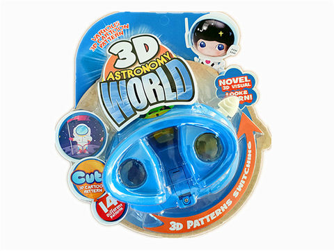 3D oval space viewer educational toy