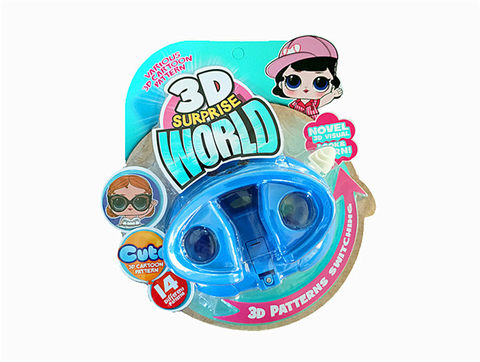 3D oval doll cinema machine educational toy