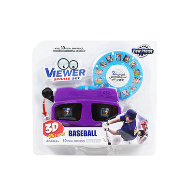 3D two-disc baseball viewing machine