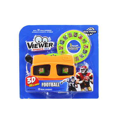 3D two-disc football viewing machine