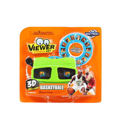 3D two-disc basketball viewing machine