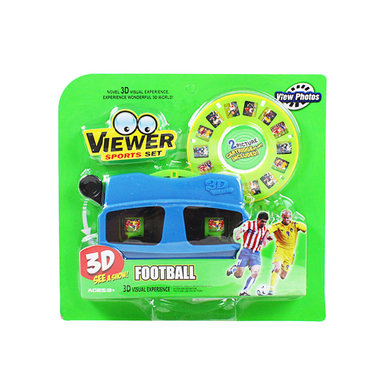 3D two-disc football viewing machine