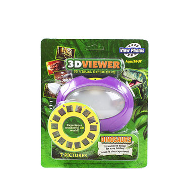3D two-disc dinosaur viewing machine