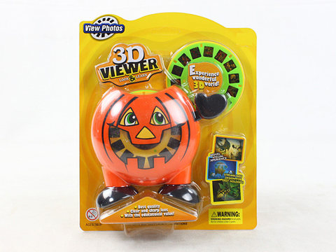 3D two-disc cartoon animal viewing machine