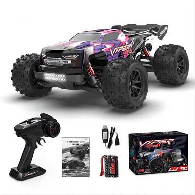 1:16 Remote Control High-Speed Bigfoot Car 36km/h Viper Purple + Pink