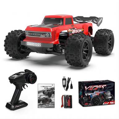 1:16 Remote control high-speed big-foot truck 36km/h Bison red