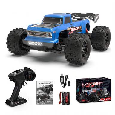 1:16 Remote-controlled high-speed bigfoot truck 36km/h Bison Blue