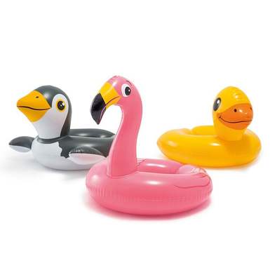 INTEX open animal group floating ring inflatable children's swimming ring