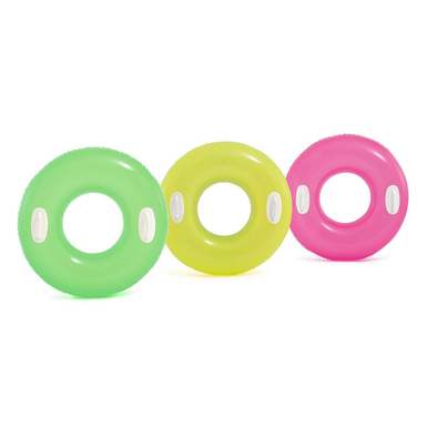 INTEX tricolor swimming ring inflatable adult swimming ring