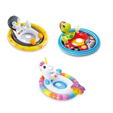 INTEX animal model baby seat inflatable children's swimming ring