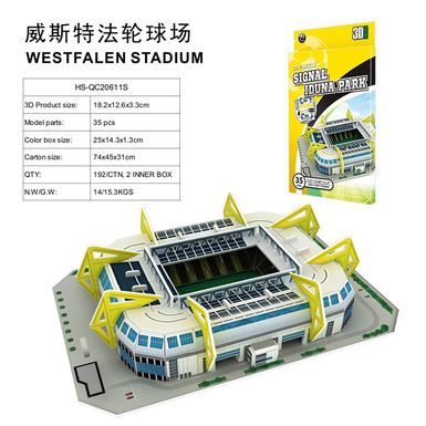 3D jigsaw puzzle West Falun Stadium 35 pcs Educational Toy