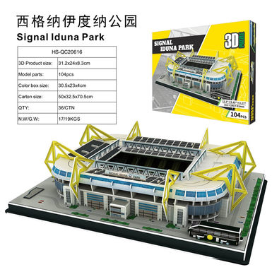 3D jigsaw puzzle Signa Iduna park 104 pcs educational toys