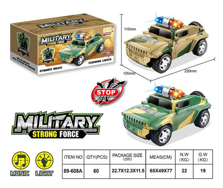 Electric off-road police vehicle electric toy