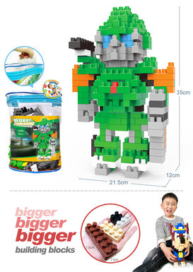 Transformers-explore the big particle building block educational toy (233PCS)