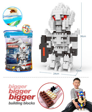 Transformers-Weizhentian big particle building block educational toy (239PCS)
