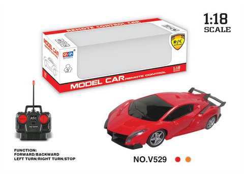 1:18 Four-way poison remote control car toy