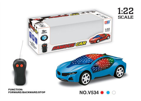 1:22 Two-way 3D light BMW i8 remote control car toy