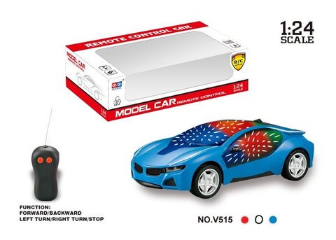 1:24 Two-way 3D light BMW remote control car toy