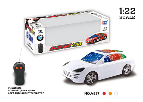 1:22 Two-way 3D light Caen remote control car toy