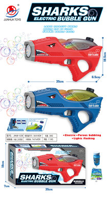 Electric shark bubble toy