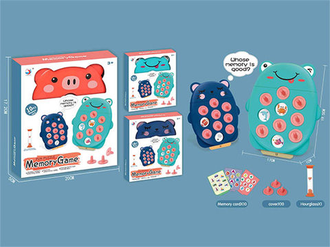 Cartoon memory pair collision (with 10 double-sided cards) 3-color mixed package
