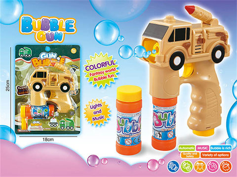 Electric military vehicle bubble gun