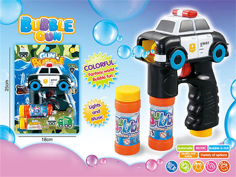 Electric SWAT car bubble gun
