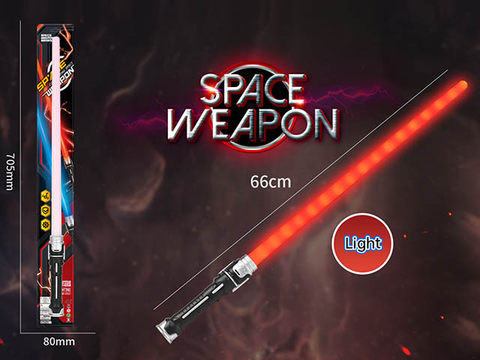 Double headlamp space weapon electric lightsaber (light) red light