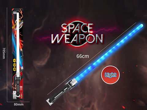 Double headlamp space weapon electric lightsaber (light) blue light